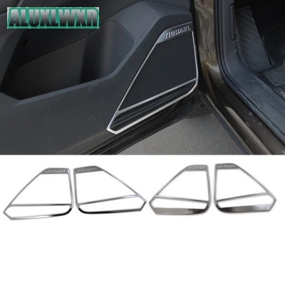 

Внутреннее кольцо стерео динамика декоративная панель из нержавеющей стали аудио от 2017 до 2024 для Volkswagen VW Tiguan 2 MK2