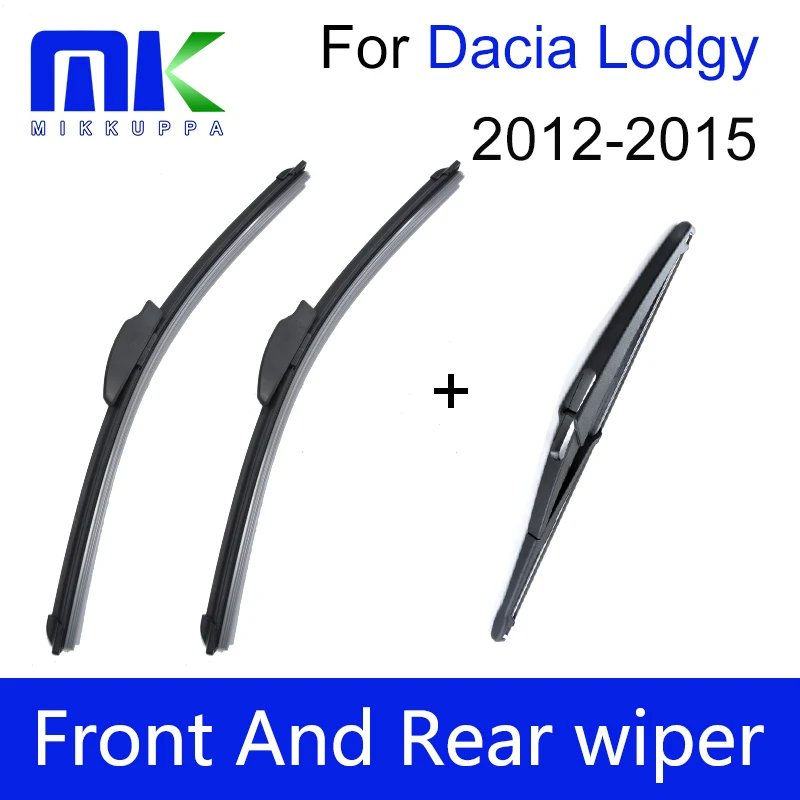 

Передние и задние стеклоочистители для Dacia Lodgy 2012 2013 2014 2015 лобовое стекло стеклоочистители резиновые автомобильные аксессуары
