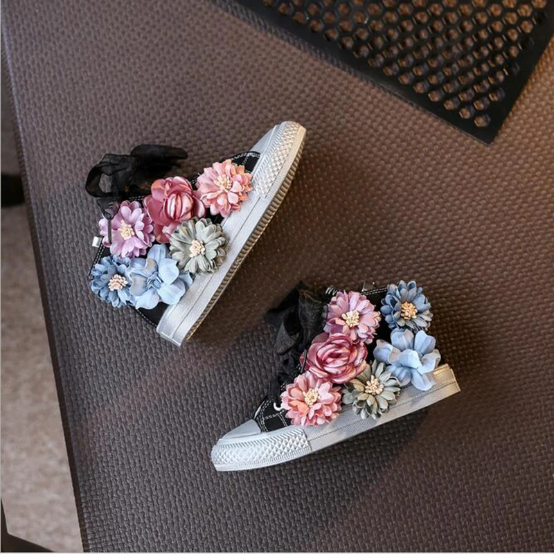 Новинка осени 2019 однотонная холщовая одежда для принцесс с цветами девушек