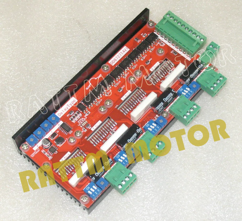 4 осевой Драйвер Двигателя DD8727T4V1 шагового двигателя 50 в 4A 128Microstep|driver|driver dvddriver loft |