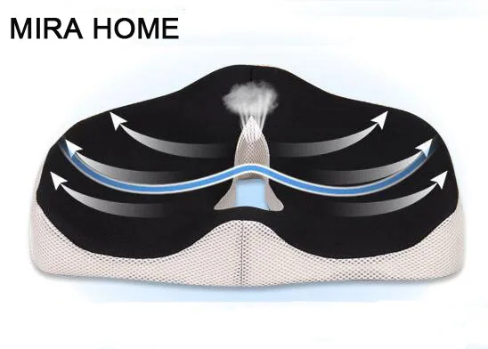 Ортопедическая подушка для сиденья из пены с эффектом памяти снятия боли в спине