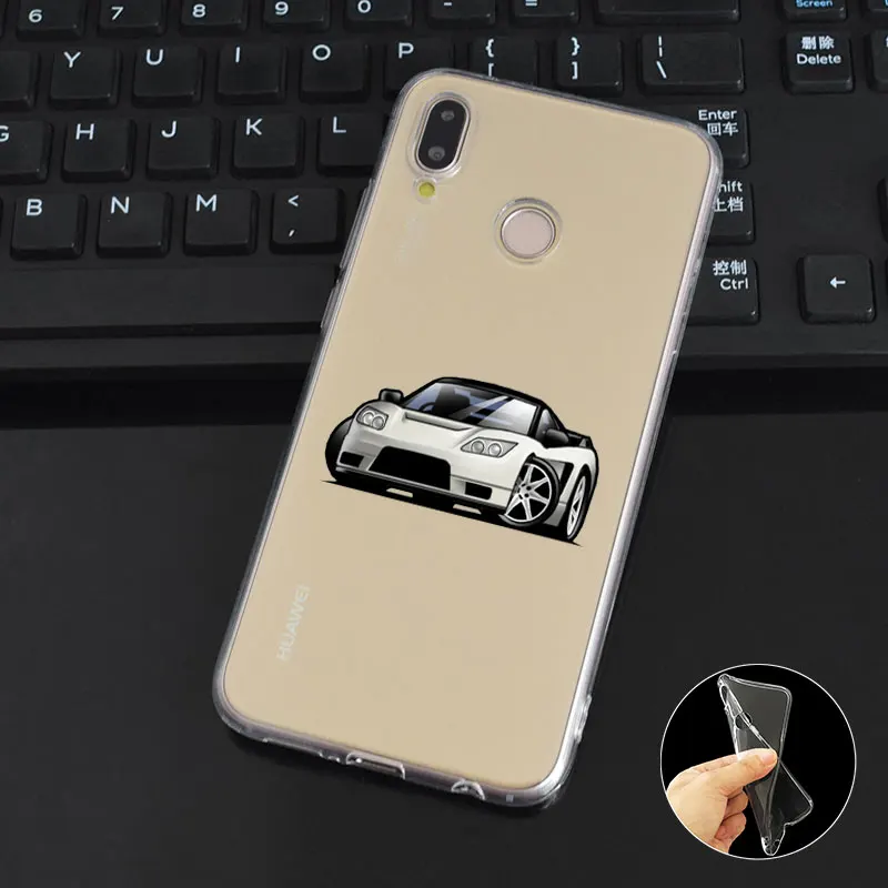 DREAMFOX M369 Ae86 Жесткий автомобильный мягкий силиконовый чехол из ТПУ для Huawei Honor 6a 6C 7X9