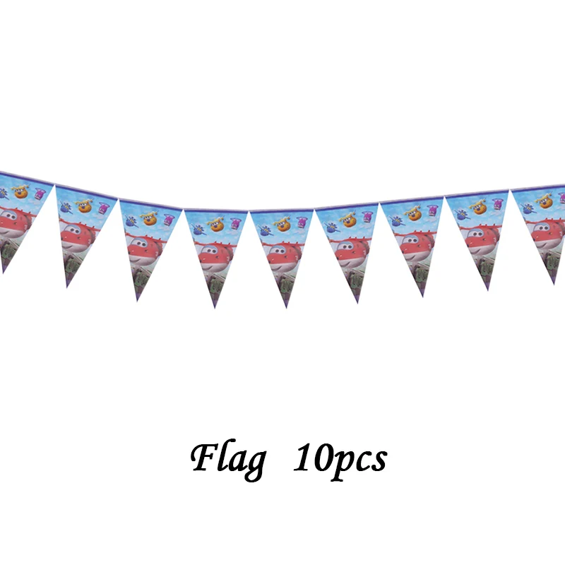 Flag Мультфильм Супер Крылья 10 шт./лот салфетки одноразовые посуда Свадебные украшения на Рамадан принадлежности для детского душа - Цвет: Flag