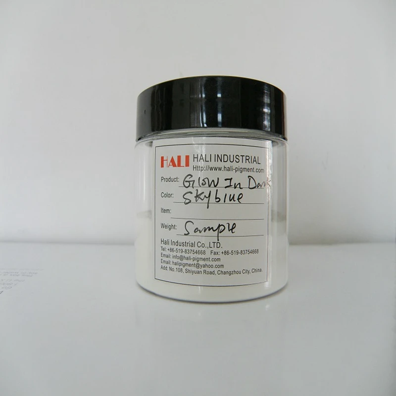 Светящийся пигмент люминесцентный Пигмент светящийся в темноте цвет: небесно
