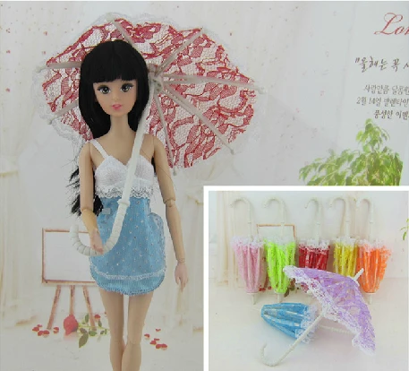 Кружевной зонт для красивой куклы 10 шт./лот декоративные аксессуары 11 '✰ см