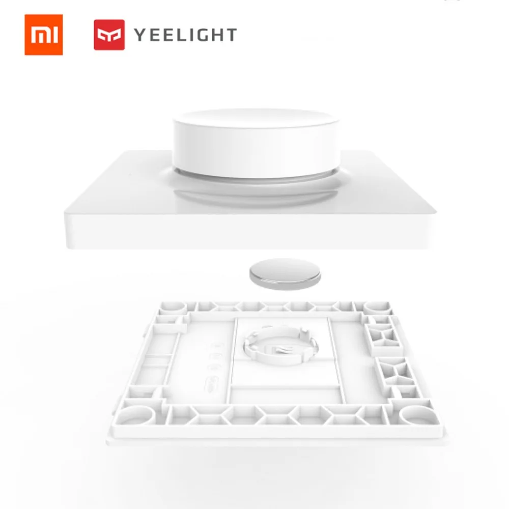 Настенный смарт-выключатель xiaomi mijia yeelight беспроводной переключатель для
