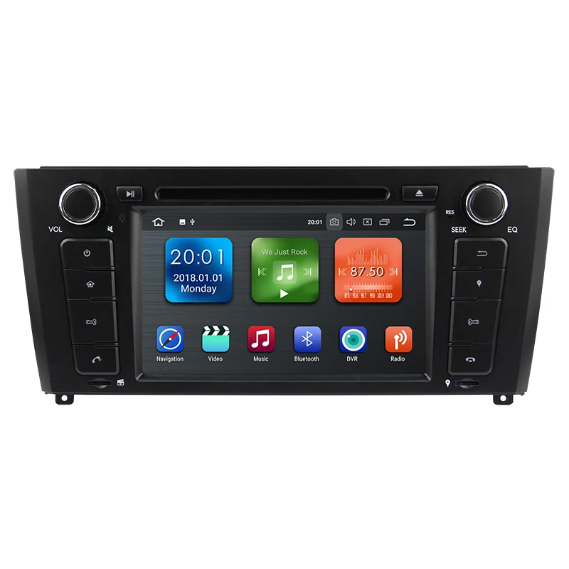 KSAOTU 7 &quotDAB + 4G Android 8 1 автомобильный DVD плеер SD GPS для BMW E81 хэтчбек E82 купе E88 кабриолет