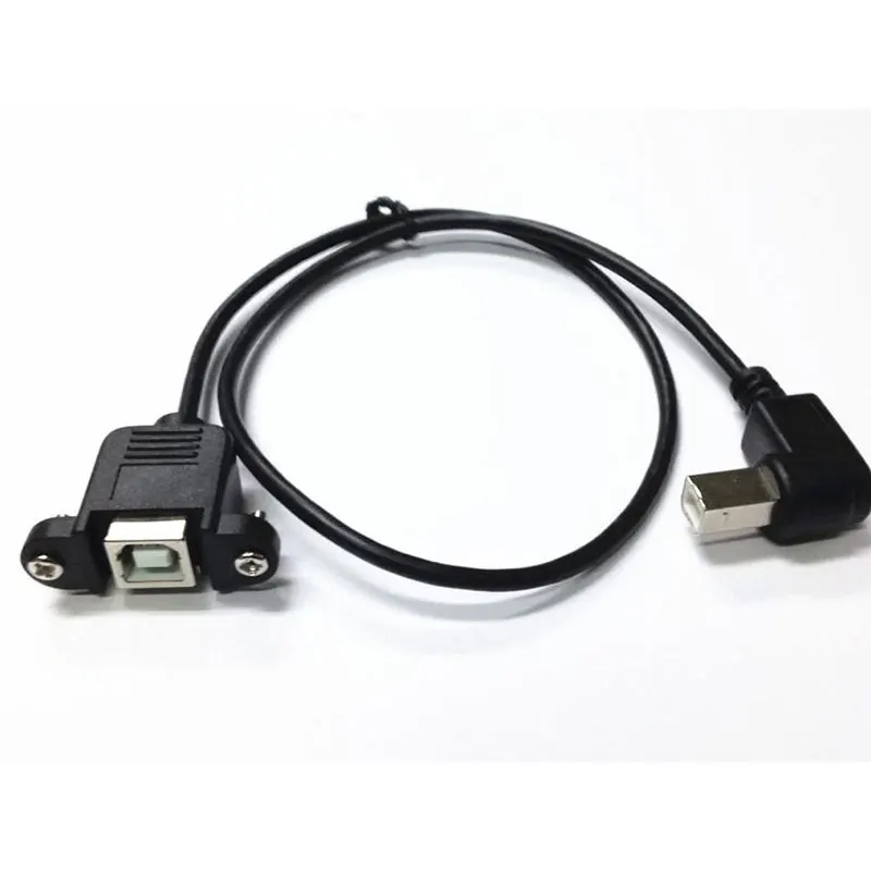 USB 2 0 B Женский на правый 90 Угол Мужской принтер короткий удлинитель 5 м |