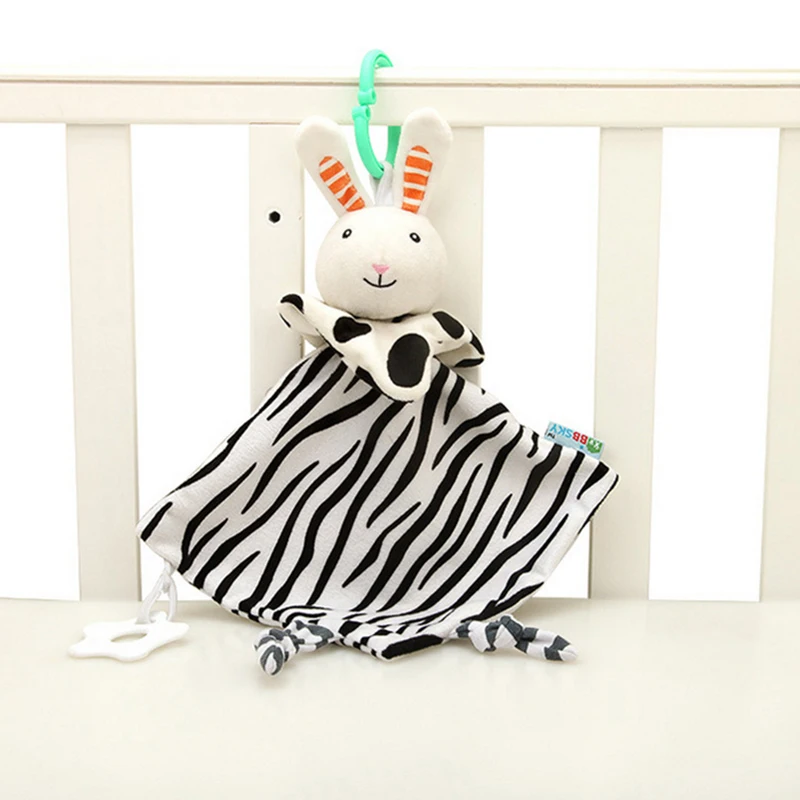 Милое детское успокаивающее полотенце в виде утки кролика мягкое для малышей