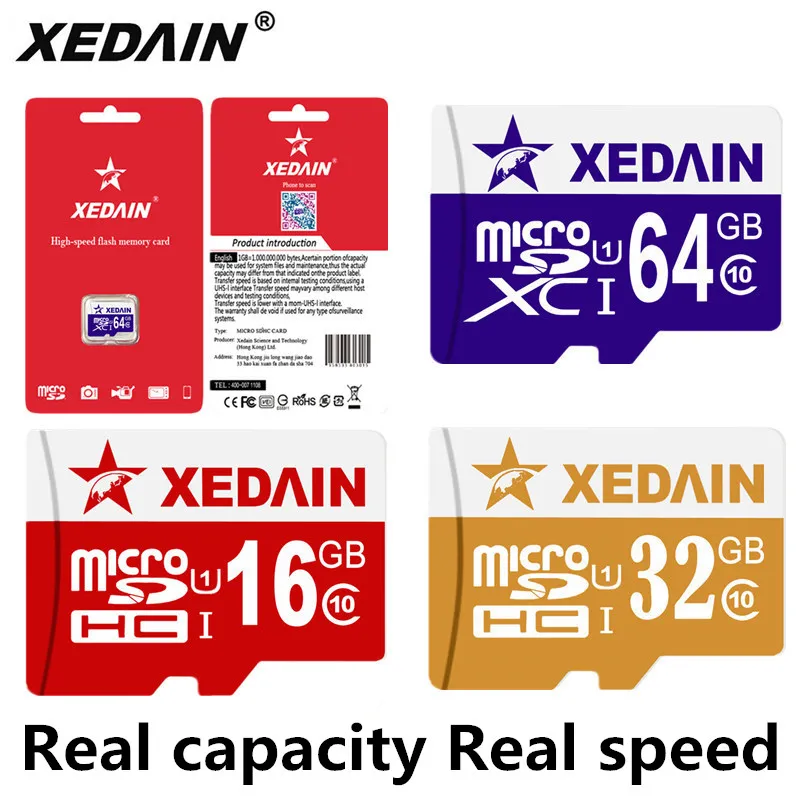 Полный Размеры карты памяти Micro SD 32 GB Class10 Класс 64 gb 16 Class 10 Microsd для телефона/TA