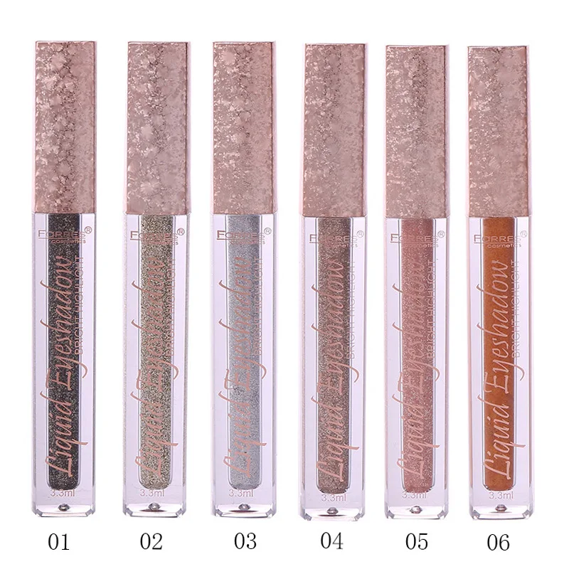 12 шт жидкие тени для век подводка глаз с блестками долговечные Косметика 998 |