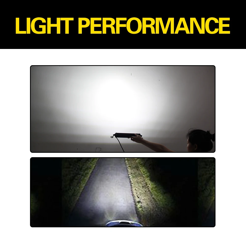 Со светом 2 рядной Led 4x4 внедорожный светодиодный свет бар 10D 10 &quot20&quot &quot 30&quot 40
