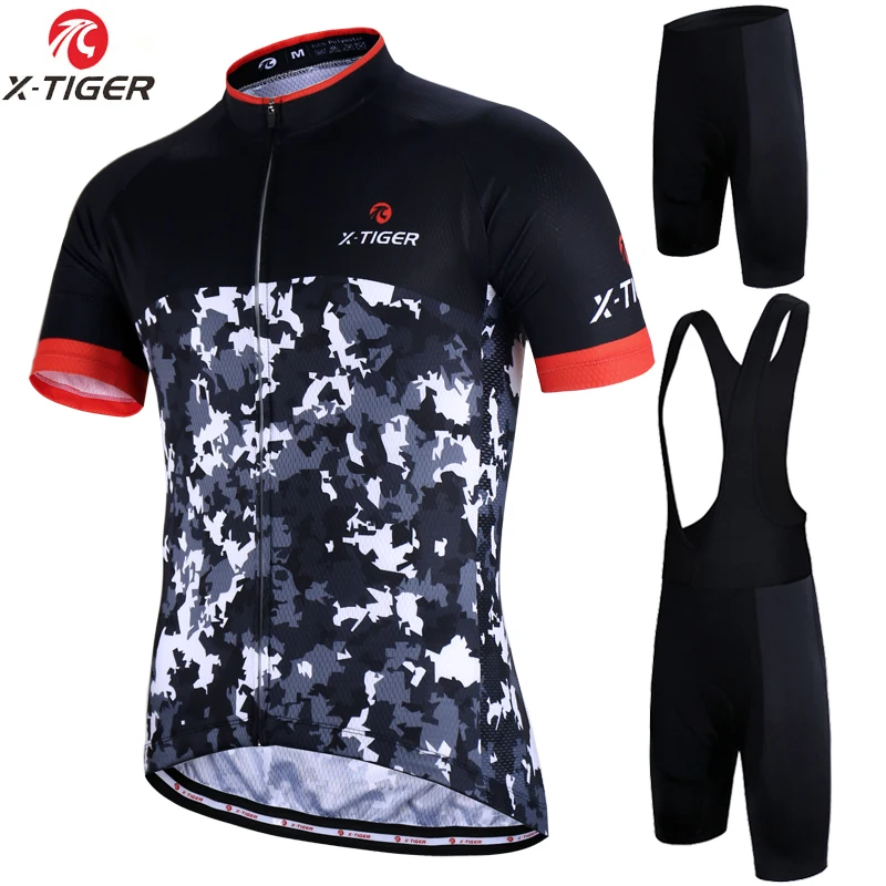 

X-Tiger Pro Cycling Set MTB Bike Cycling Jerseys Set Racing Bicycle Clothes Pro Cycling Clothing Set Maillot Ropa Ciclismo