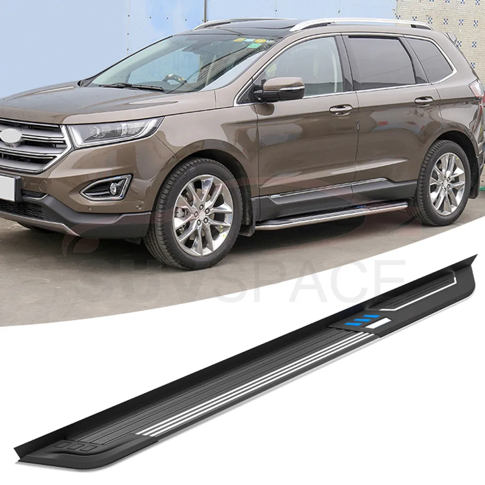 

Алюминиевая подножка, боковые ступени Nerf Bar для Ford EDGE 2015-2020, автомобильный Стайлинг, автомобильные аксессуары