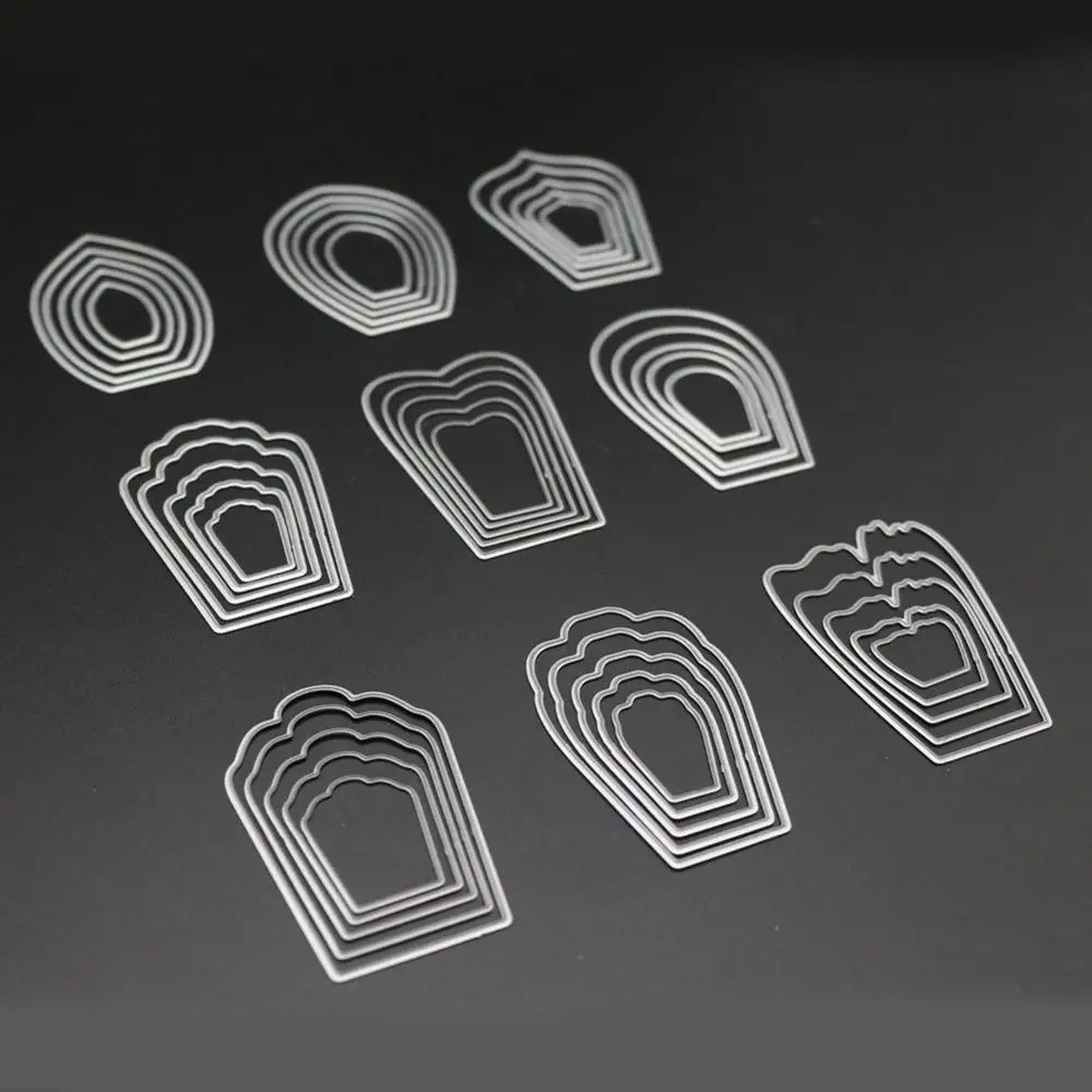 9 шт./лот Цветочные рамки для скрапбукинга металлические Вырубные штампы 2019 новые