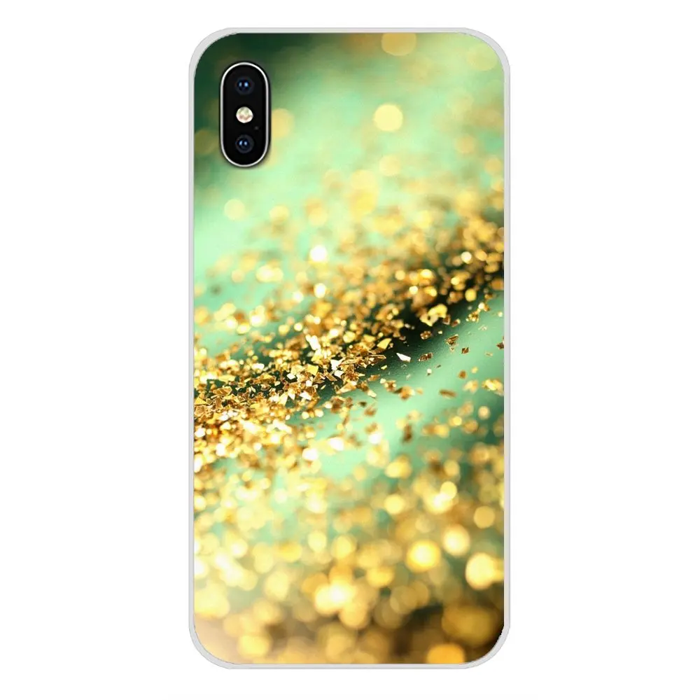 For Samsung Galaxy S4 S5 MINI S6 S7 edge S8 S9 S10 Plus Note 3 4 5 8 9 Green mint Blue Glitter print chevron Cell Phone Bag Case | Мобильные