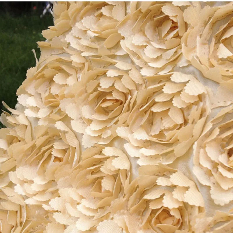 Свадебная кружевная 3d-розетка африканская желтая ткань для шитья своими руками