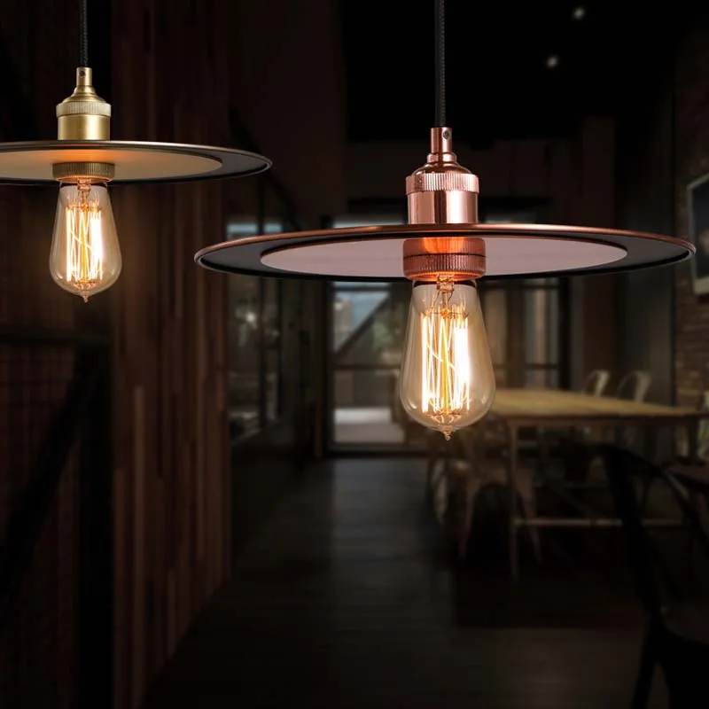 Винтажный подвесной светильник Эдисона в стиле ретро кантри для кухни столовой
