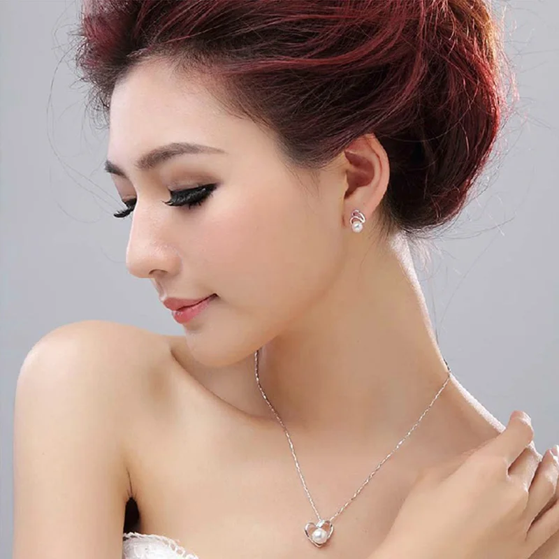 Sinya Стерлинговое Серебро 925 жемчужные ювелирные изделия серьги гвоздики для