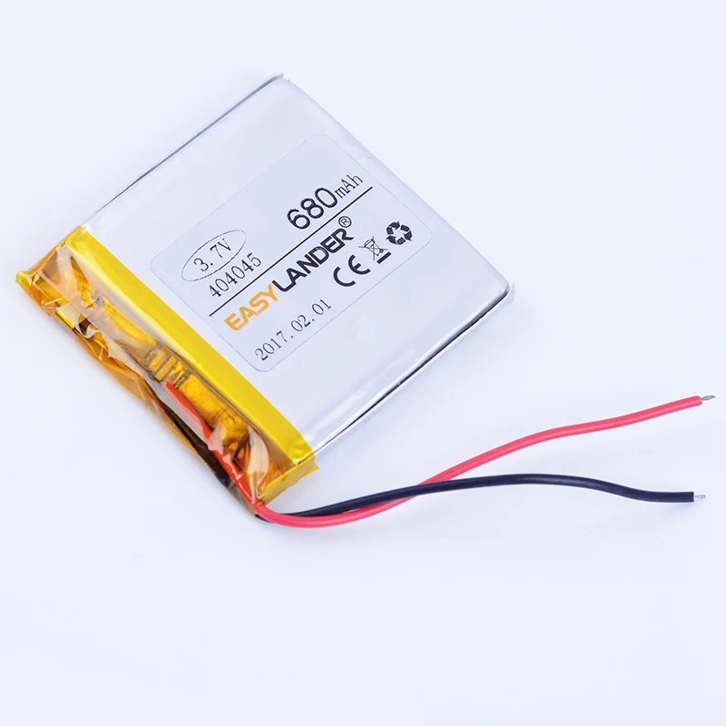 404045 3 7 V 680mAh литий полимерный ионный аккумулятор для камеры mp3 mp4 мобильный телефон