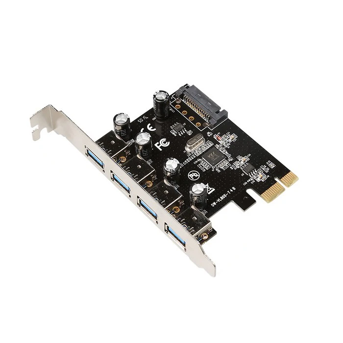 Суперскоростной 4-портовый USB 3 0 PCI Express Card PCIe хост-контроллер 4 x USB3.0 с VL805 |