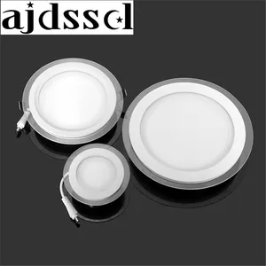 Светодиодный панельный квадратный Точечный светильник, затемняемый супер яркий Круглый Потолочный встраиваемый панельный светильник, светодиодная лампочка направленного света, 220 В переменного тока