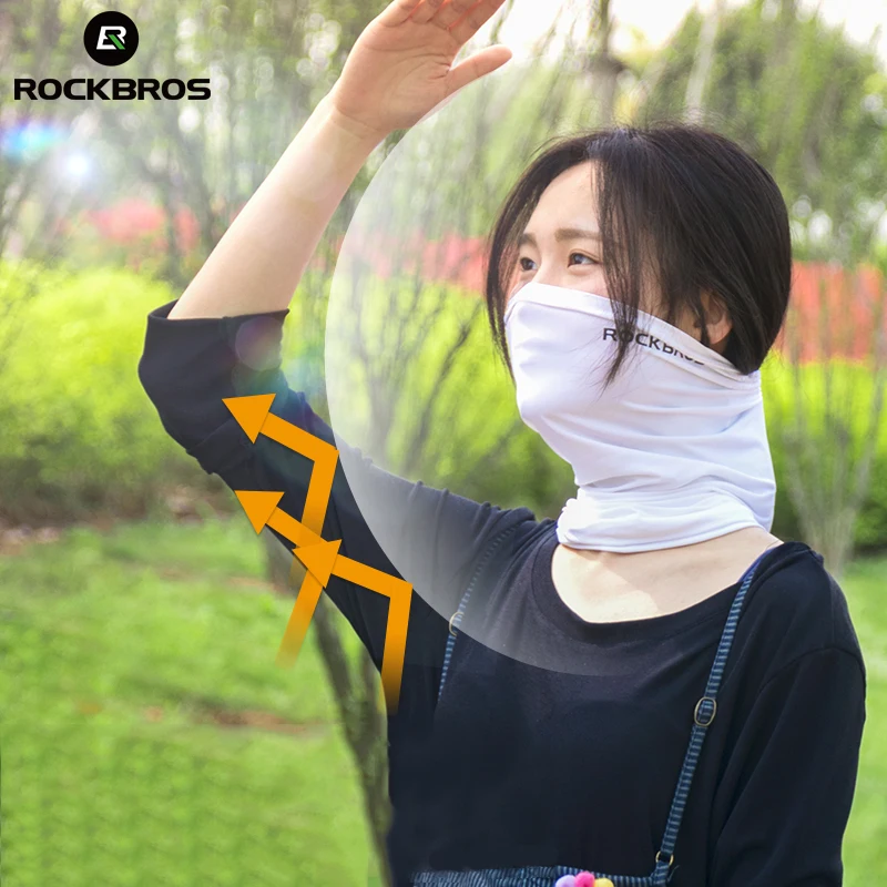 ROCKBROS Ice ткань Пот походные шарфы однотонные дышащие Кемпинг мягкая защита от УФ