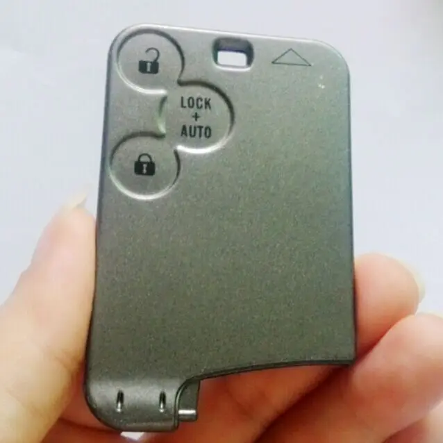 

Replacement For Renault Laguna 3 button remote smart key card case