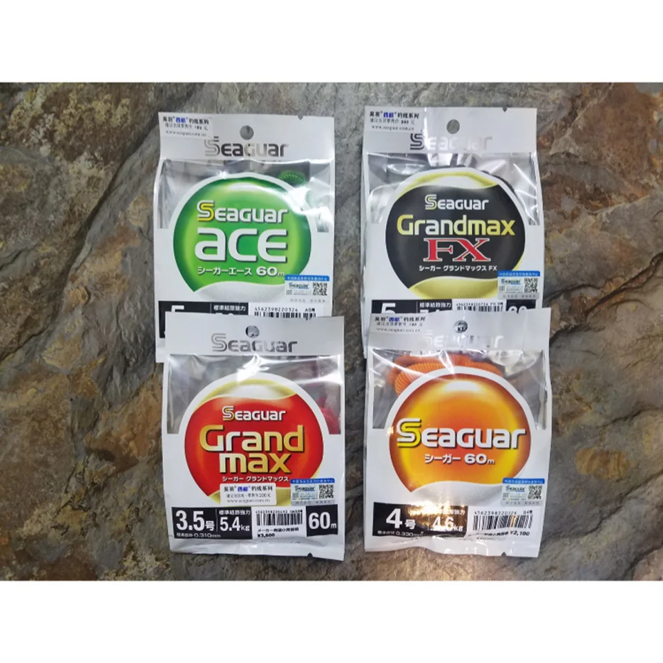 Леска рыболовная SEAGUAR GRAND MAX FX 60 м 100% фторуглеродная 0 65 13 кг|Рыболовные лески| |