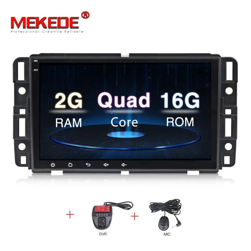 add dvr MEKEDE Система android автомобильный радиоплеер для GMC Yukon Tahoe Acadia Hummer H2 Tahoe Traverse BUICK Enclave gps навигация - Цвет: add dvr