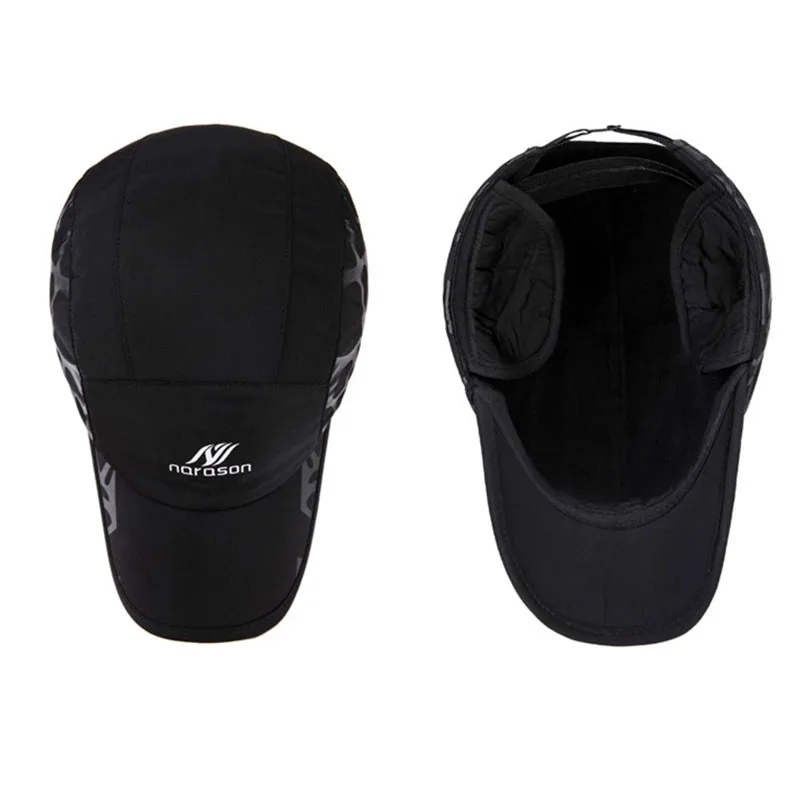 Мужская зимняя кожаная Водонепроницаемая бейсболка с логотипом плотная теплая