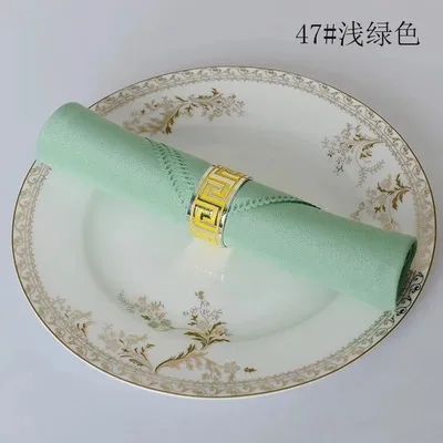 Тканевые салфетки в форме рта простые для отеля ресторана чистая красная белая