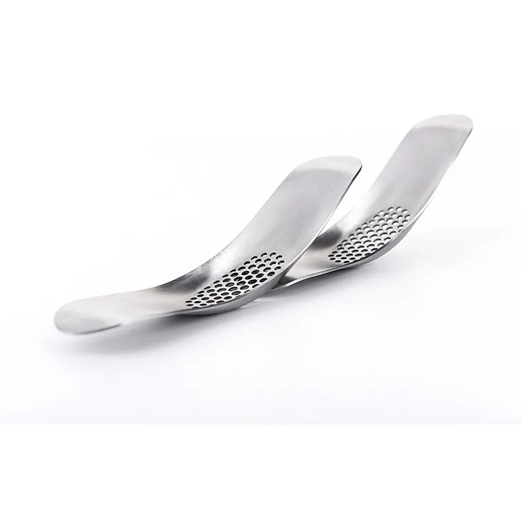 Кухонный нож для измельчения чеснока из нержавеющей стали Новая Металлическая