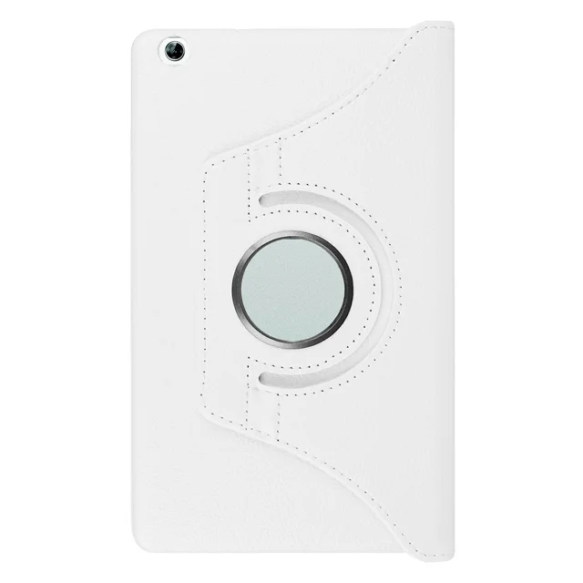 White Вращающийся на 360 градусов чехол для huawei MediaPad M3 Lite 8,0 CPN-W09 CPN-AL00 складной чехол-подставка PU чехол для huawei M3 Lite 8 Tablet Funda - Цвет: White
