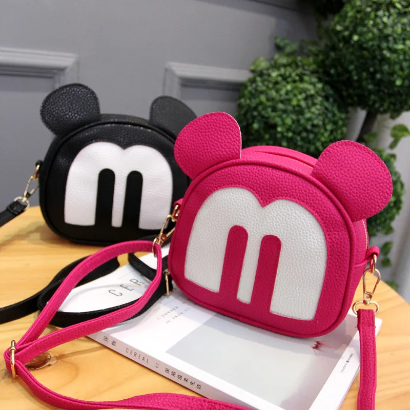 

Baby Girls and Mothers Backpacks Fashion Cartoon Bag Shoulder Plush PU Leather Bag Toy Children's School Bag Girls Backpacks