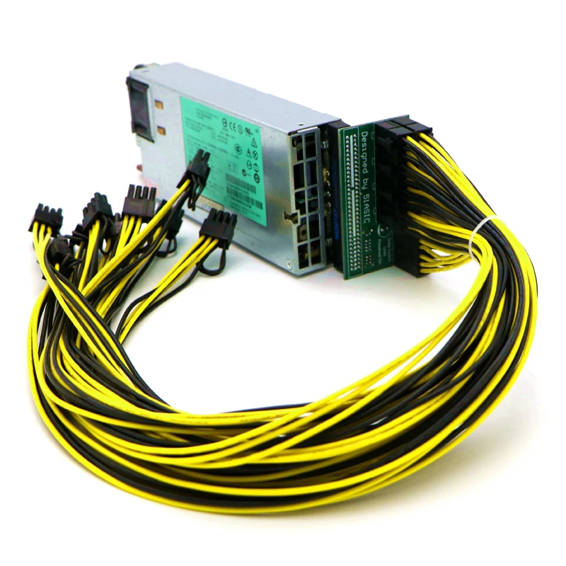 Коммутационная плата для сервера блока питания PCI-E 6Pin с портом 10x майнинга. |