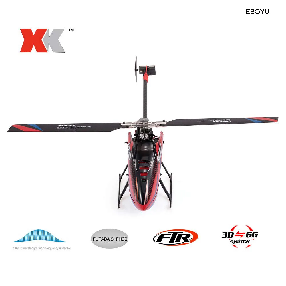 WLtoys XK K130 Радиоуправляемый вертолет 2,4G 6CH бесщеточный мотор 3D-6G без флюбардов совместим с FUTABA S-FHSS трюковый вертолет RTF игрушка