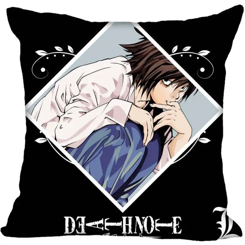 Best Death Note декоративная Свадебные наволочки на заказ подарок(с одной стороны) наволочки с рисунком - Цвет: Pillowcase  6