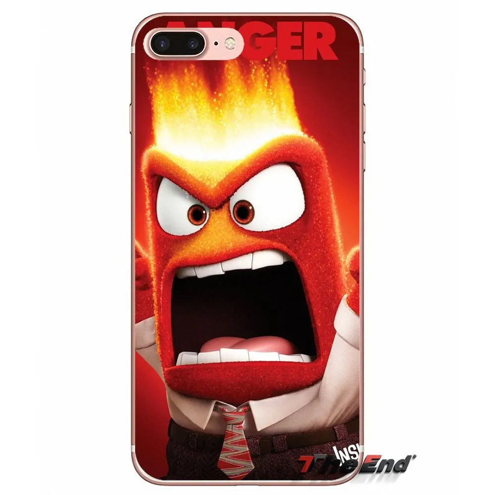 Радость и печаль наизнанку чехлы с героями мультфильмов для iPhone X 4 4S 5 5S 5C SE 6 6S 7 8 Plus