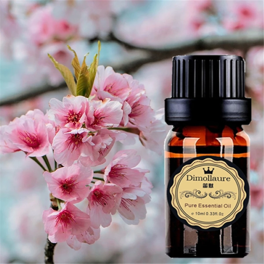 Dimollaure дропшиппинг Cherry blossom эфирное масло Чистый воздух расслабляющий дух эфирное масло диффузор ароматерапия, спа массажное масло