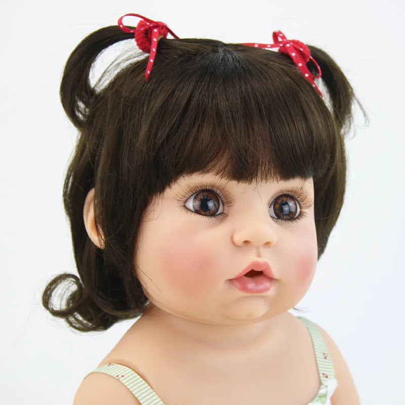 Эксклюзивная силиконовая виниловая Кукла младенец BZDOLL 55 см на весь рост игрушки