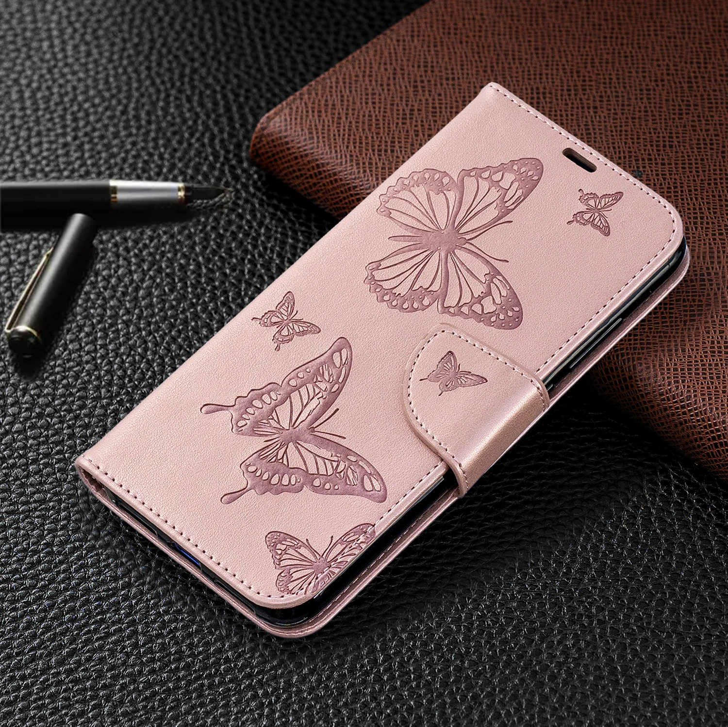 Чехол из искусственной кожи для Xiaomi Redmi Note 7 Pro чехол книжка с бумажником 6 телефона