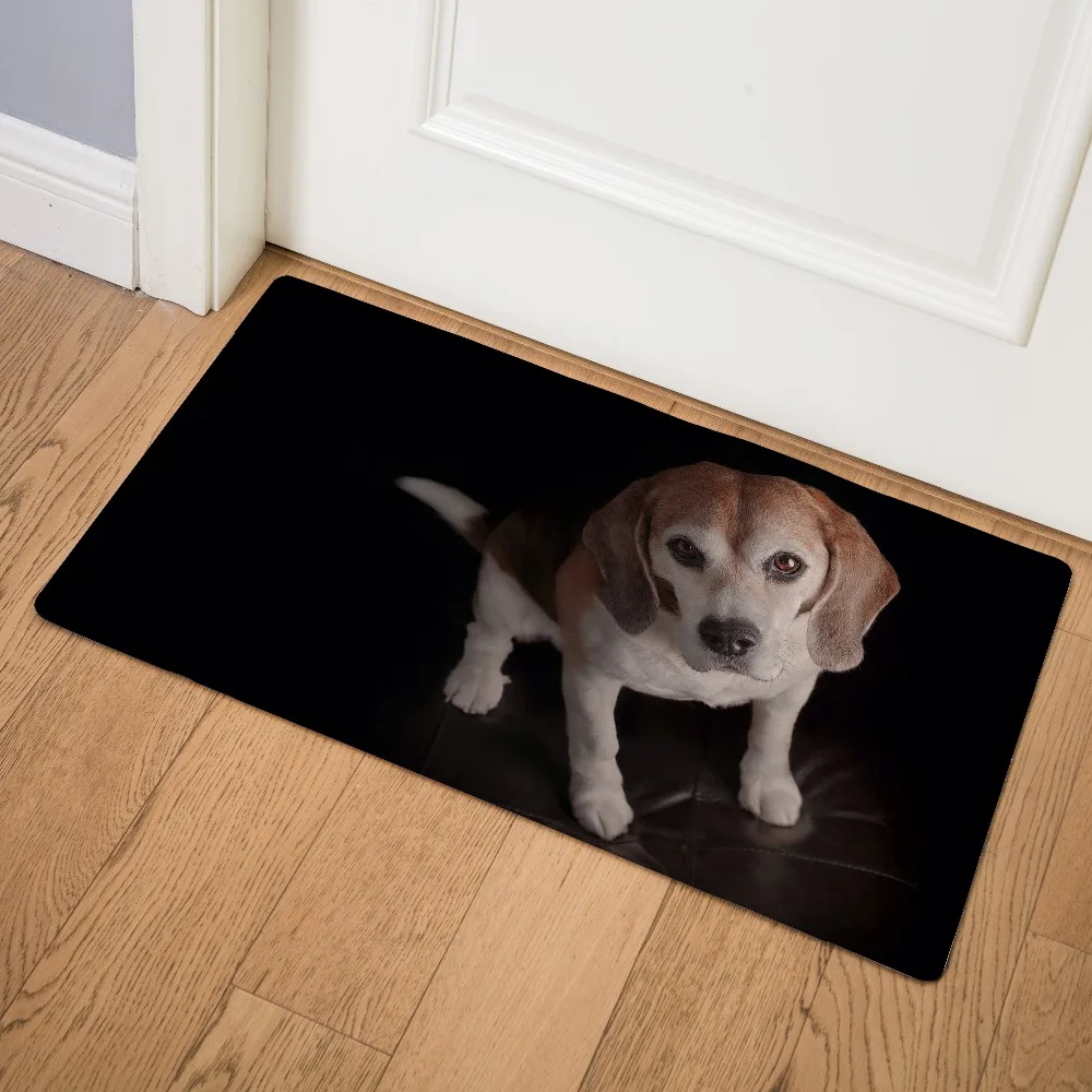 Beagle Dog Miguel Hound домашний декоративный Придверный коврик, стелька для кухни, ковер для дома, для улицы, добро пожаловать, для ванной комнаты, Нескользящие коврики, Пончик 75 см
