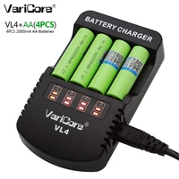 4pcs varicore aa 2000mah 1 2v nimh batteries for robotic remote control toys medical equipment a productsvaricore vl4 charger