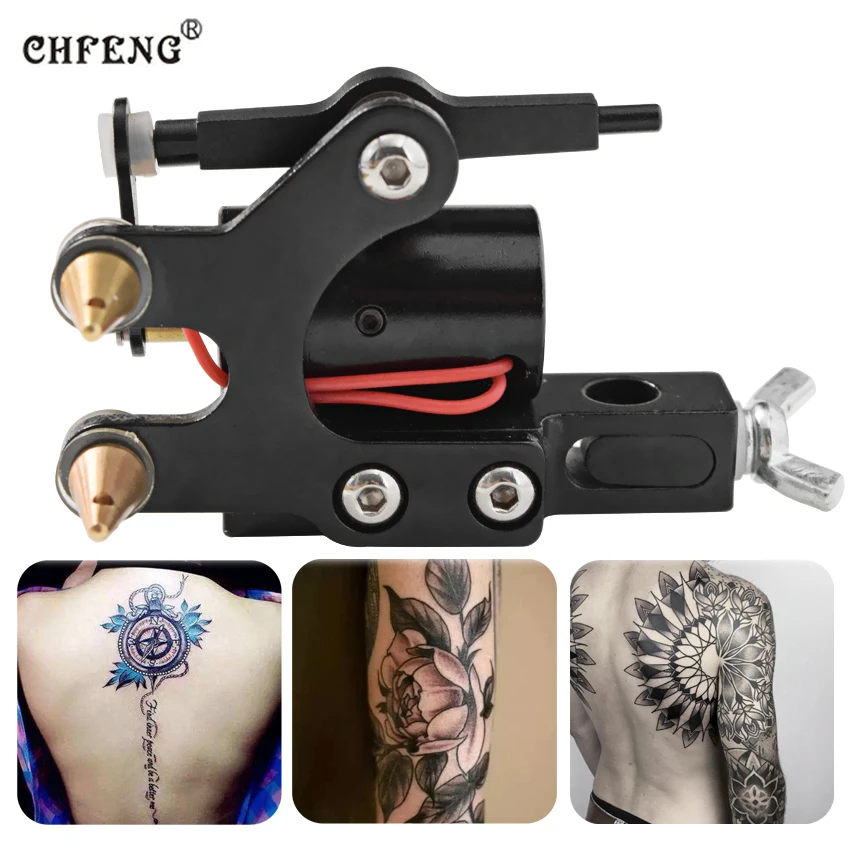 

Rotary Tattoo Machine Rotary Gun Swiss Motor Shader Liner Body Art Permanent Makeup Tattoo Supply with Power Supply Footpedal