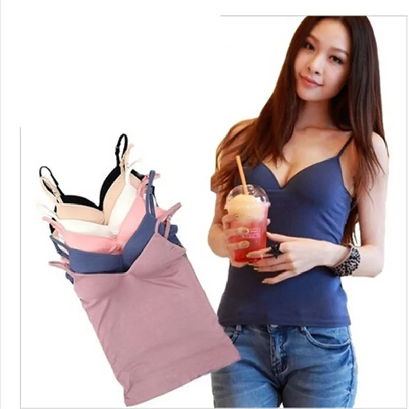 Модные стильные майки с v образным вырезом для женщин тонкие Модальные 6 цветов