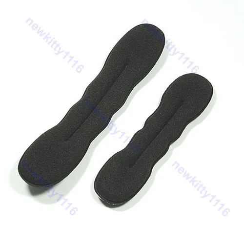 2 шт. волшебная губка для укладки волос резинка формирования хвостика твист инструменты L + S|sponge hair styling|sponge