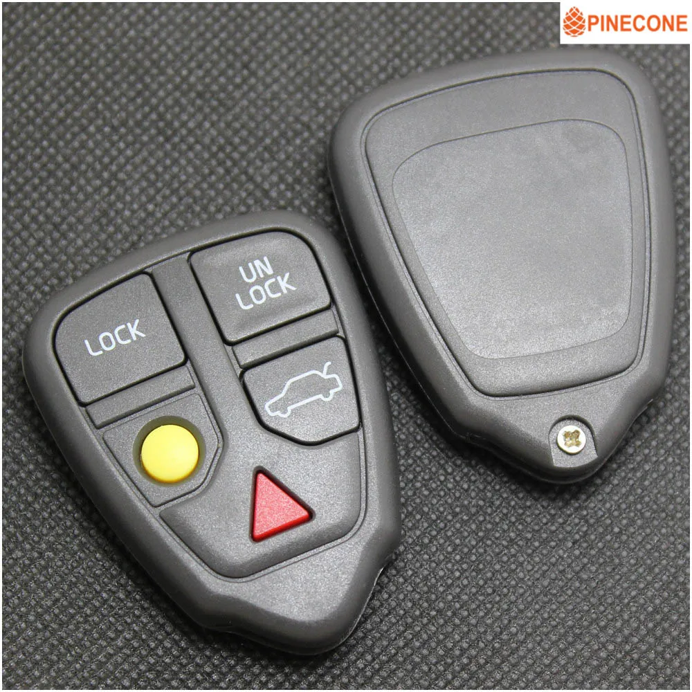 

Корпус PINECONE для ключа для VOLVO S40, S60, S70, S80, S90, V40, V70, V90, C70, Автомобильный ключ дистанционного управления, 5 кнопок