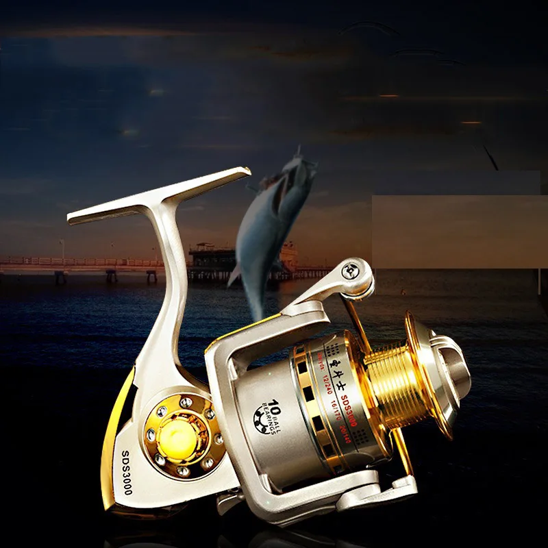 New Fishing Coil Wooden Handshake 12+ 1BB Spinning Reel Professional Metal Left/Right Hand Wheels | Спорт и развлечения