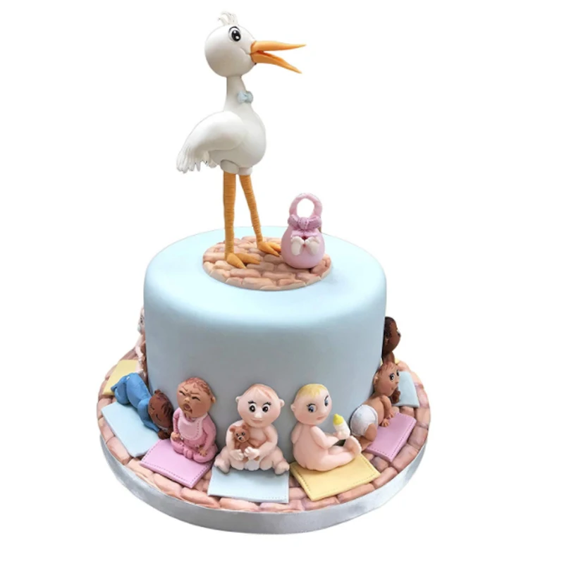 Младенцы помадка торт украшения инструменты, силиконовые формы Sugarcrafts набор для выпечки с шоколадом инструменты для тортов Gumpaste Fimo